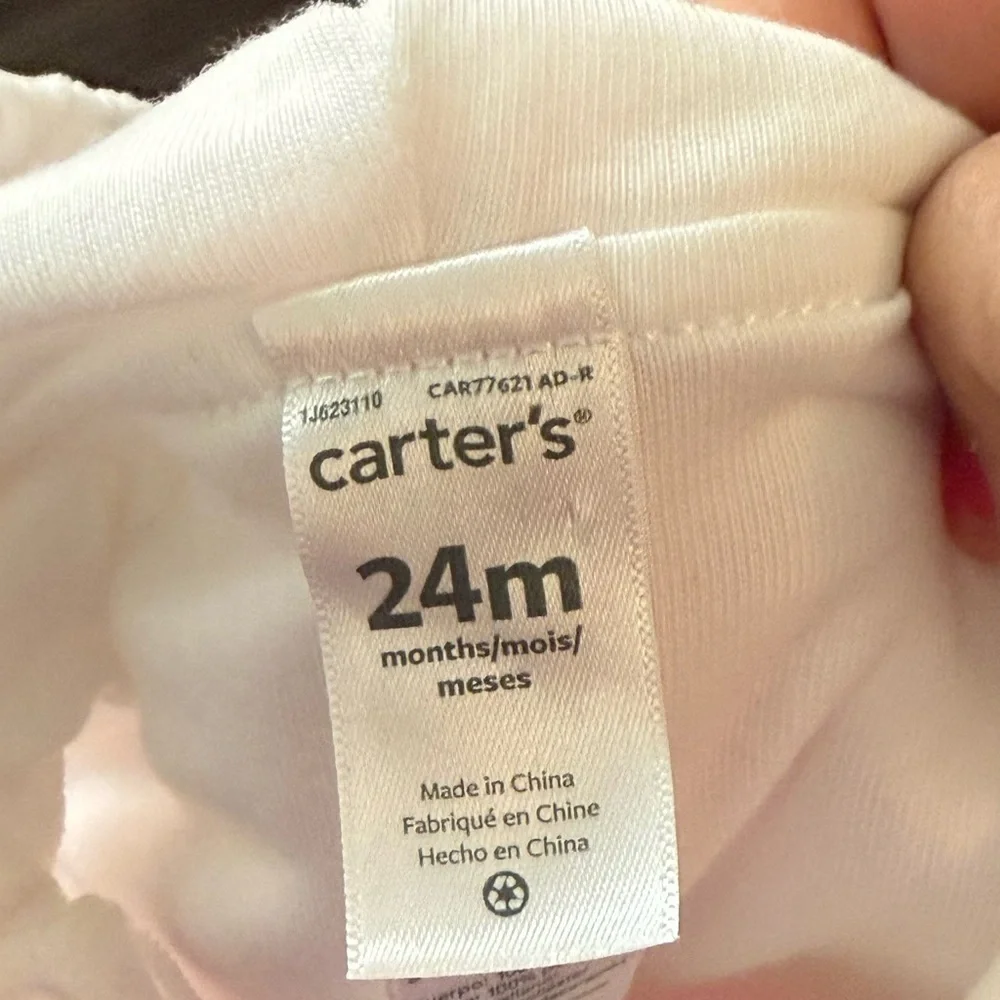 Carter's White and Pink Unicorn Plushed Costume size 24M